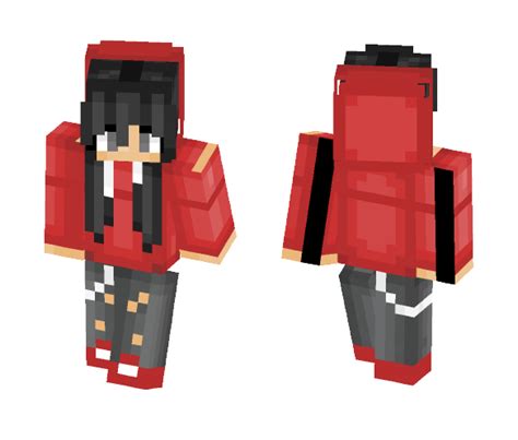 Red Girl Minecraft Skin