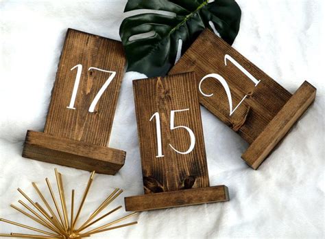 Wedding Table Numbers Table Numbers Wood Table Numbers Wooden Table