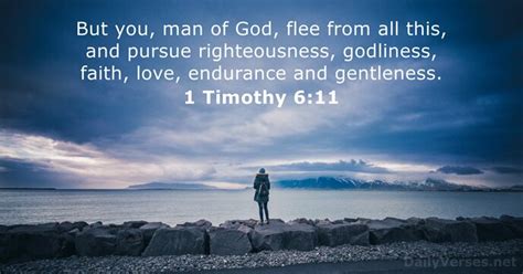 November 6 2023 Bible Verse Of The Day 1 Timothy 6 11