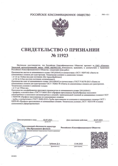 Сертификация