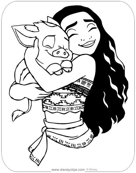 derekthoughts: Get Moana Coloring Pages PNG