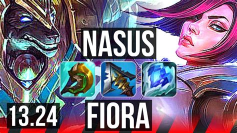 Nasus Vs Fiora Top Solo Kills Games M Mastery