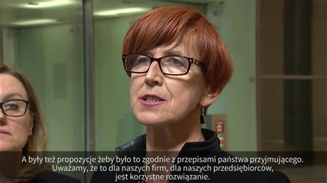 Minister Rafalska Po Posiedzieniu EPSCO YouTube