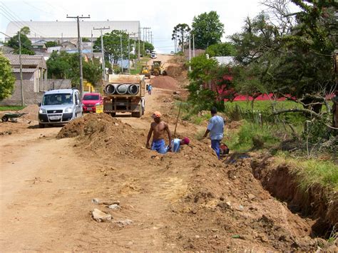 Prefeitura Realiza Obras De Drenagem E Esgoto