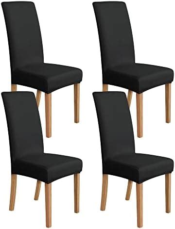 Amazon Basics Lot de 6 Housses extensibles pour chaises de salle à