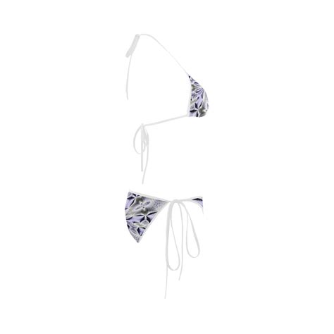 PURPLE PETALS Custom Bikini Swimsuit ID D