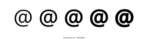 Arroba Sign Images, Stock Photos & Vectors | Shutterstock