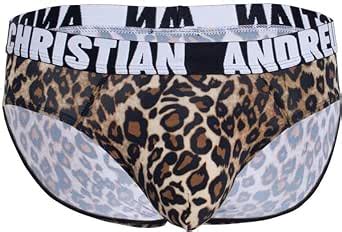 Amazon Andrew Christian Leopard Brief W ALMOST NAKED Leopard