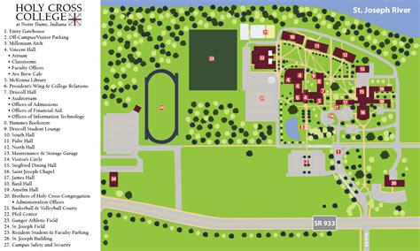 Map and Directions - Holy Cross