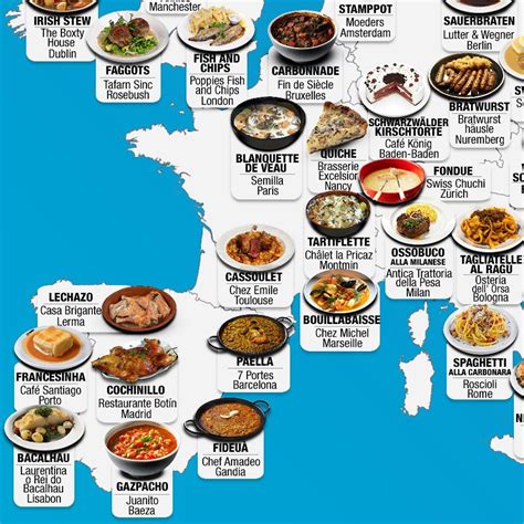 30 maps reveal the tastiest dishes around the world – Artofit