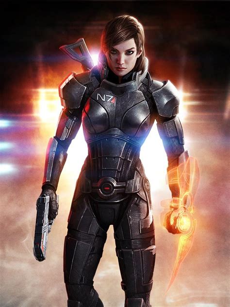 Commander Shepard Female Characters Art Mass Effect Mass