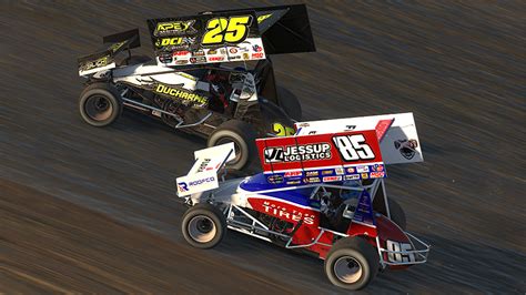 Bergeron Strikes Back With Iracing World Of Outlaws Carquest Sprint Car