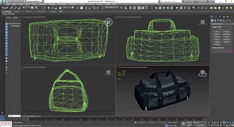 3d Model Bag Low Poly Duffel Vr Ar Low Poly Cgtrader