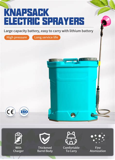 Buy Wholesale China Knapsack Sprayer Electric L Agriculture Battery