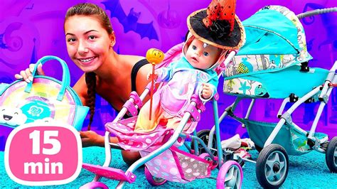 Spielzeug Videos für Kinder mit Melis und Baby Born Kompilation Baby