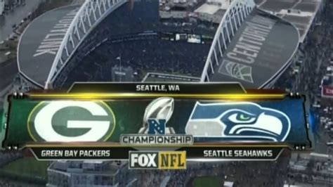 Nfc Championship Packers Vs Seahawks Fox Intro Youtube