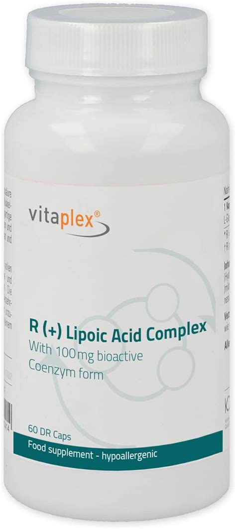 Vitaplex R Lipoic Acid Complex Mg Alpha Lipons Ure Mg