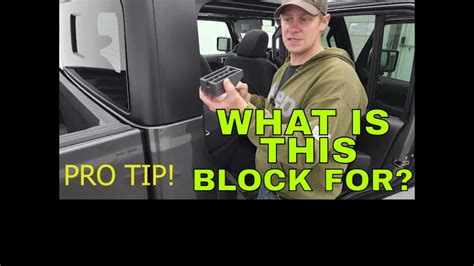 HOW TO REMOVE THE JEEP GLADIATOR HARD TOP WHAT ARE THESE BLOCKS FOR