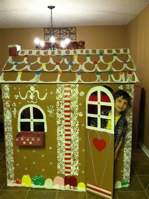 DIY Life Sized Gingerbread House