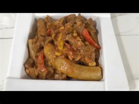 Delicious Matooke With Beef Katogo Ugandan African Staple Food YouTube