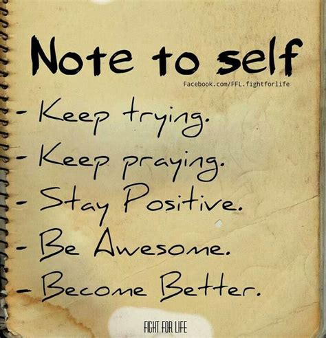 Note To Self Quotes Quotesgram