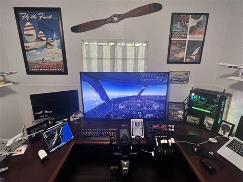 My new flight sim setup : r/flightsim