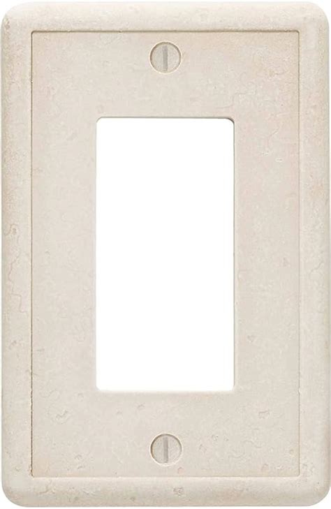 Questech Décor Single Rocker Light Switch Cover 1 Gang Electrical Wall Plate Single Switch