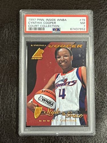 Pinnacle Inside Wnba Cynthia Cooper Court Collection Psa Nm