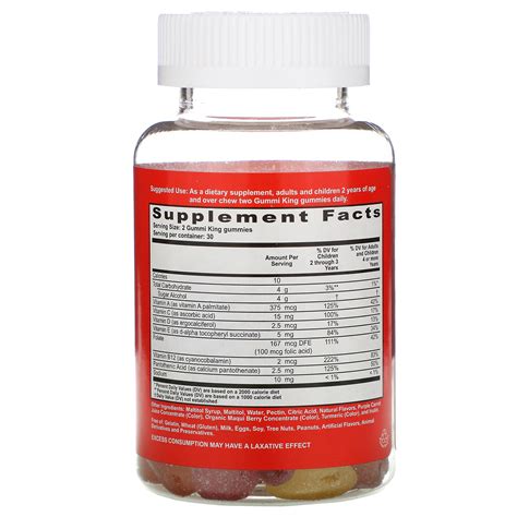 GummiKing, Multi-Vitamin for Kids, Sugar-Free , 60 Gummies - iHerb