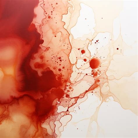 Premium Ai Image Watercolor Abstracts With Ink Spots