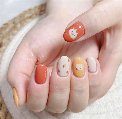 Pin De Ann Nhi En Korea Nail Manicura De Uñas Uñas De Gel Simples Manicura Para Uñas Cortas