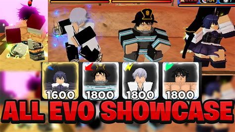 ALL EVOLVED MAX IPPO GING SHINRA TYRAN EYE SHOWCASE In AWTD Anime