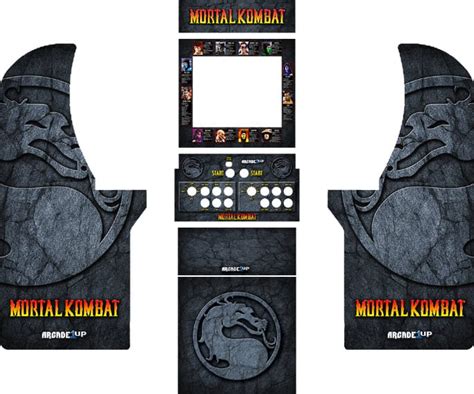 Arcade 1up Mortal Kombat Kit | Arcade Graphics - Game On Grafix