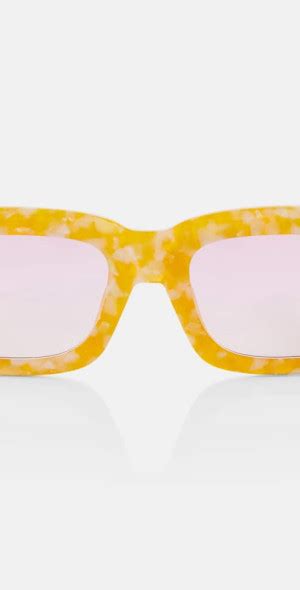 The Attico X Linda Farrow Marfa Rectangular Sunglasses