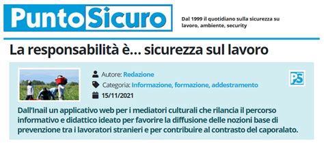 LA RESPONSABILITÀ È SICUREZZA SUL LAVORO CGIL Modena