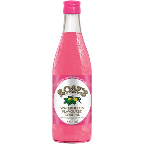 Roses Cordial Liquid Concentrate Watermelon 750ml Shop Today Get It