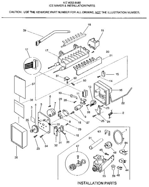 Kenmore 2538089 Fridge Ice Maker Part 241798231