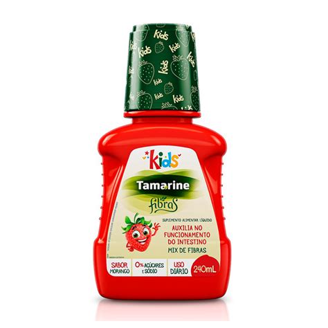 Tamarine Kids Solução Oral 240ml Sabor Morango Drogaven Faz Bem