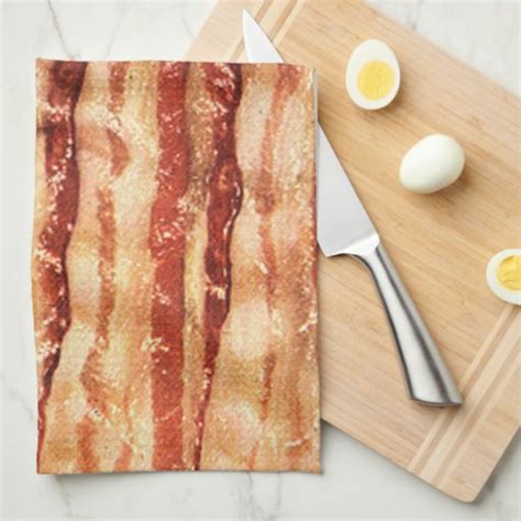 Delicious Bacon Kitchen Towel Zazzle