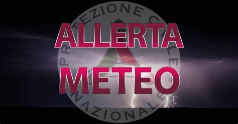 Meteo Residuo Maltempo SullItalia Lallerta Della Protezione Civile