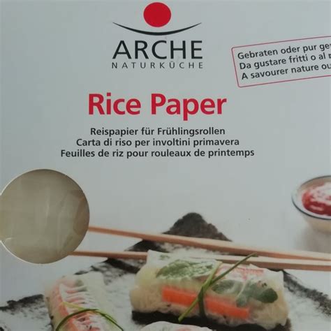 Arche Naturk Che Carta Di Riso Rice Paper Review Abillion