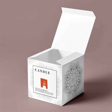 Custom Cardboard Candle Boxes Packaging Wholesale Tcp