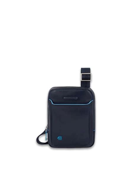 Borsello Porta IPad Mini Blue Square Piquadro Mirella Pelletterie