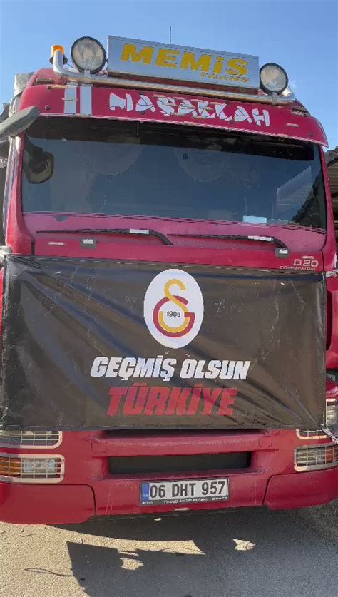 Taktik Mania on Twitter Galatasaray ın yardım tırı İskenderun a