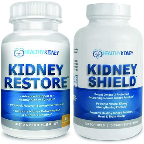 Kidney Shield Kidney Restore Bundle Kidney Support Kidney Cleanse