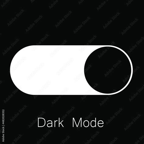 Day Night Switch Vector Icon Dark Mode Light Mode Switch Button