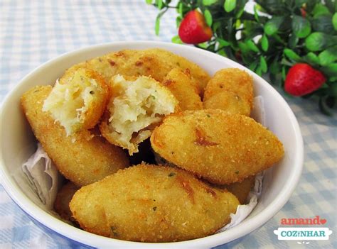 Bolinho De Bacalhau Batata Amando Cozinhar