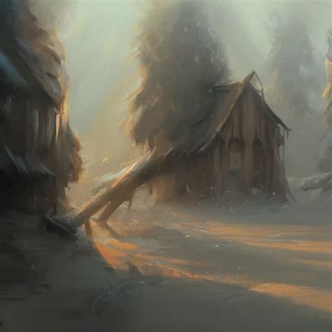 Ethereal Concept Art Oil Painting By Jama Jurabaev Stable Diffusion