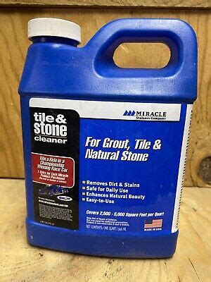 Tile And Stone CLEANER Miracle Sealants 32oz 1 Quart New Sealed SHIPS