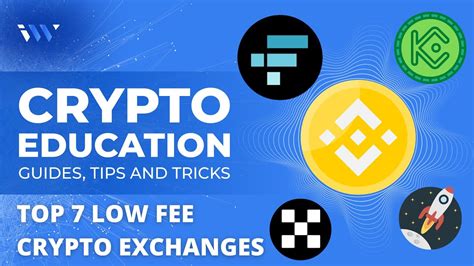 Top 7 Crypto Exchanges With Low Fees YouTube